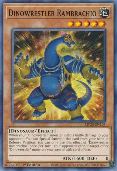 Dinowrestler Rambrachio 2020 Tin of Lost Memories Yu-Gi-Oh! card