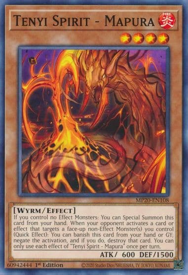 Tenyi Spirit Mapura 2020 Tin of Lost Memories Yu-Gi-Oh! card