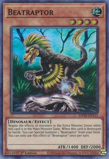 Beatraptor 2020 Tin of Lost Memories Yu-Gi-Oh! card