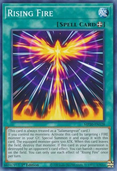 Rising Fire 2020 Tin of Lost Memories Yu-Gi-Oh! card