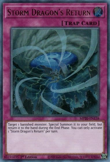 Storm Dragons Return 2020 Tin of Lost Memories Yu-Gi-Oh! card