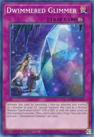 Dwimmered Glimmer 2020 Tin of Lost Memories Yu-Gi-Oh! card