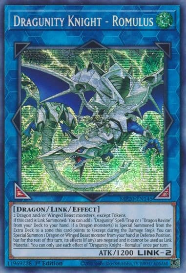 Dragunity Knight Romulus 2020 Tin of Lost Memories Yu-Gi-Oh! card