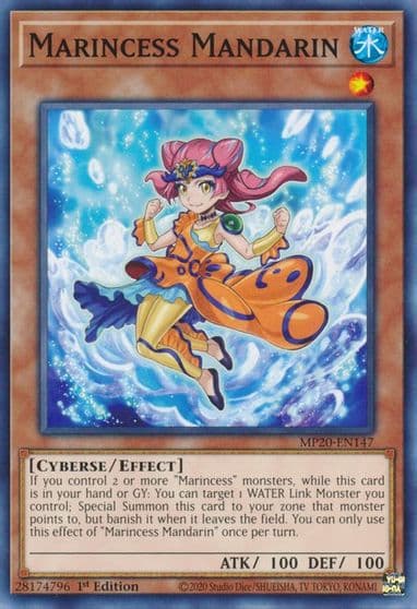 Marincess Mandarin 2020 Tin of Lost Memories Yu-Gi-Oh! card