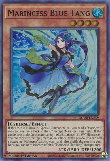 Marincess Blue Tang 2020 Tin of Lost Memories Yu-Gi-Oh! card