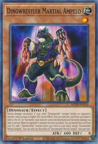 Dinowrestler Martial Ampelo 2020 Tin of Lost Memories Yu-Gi-Oh! card