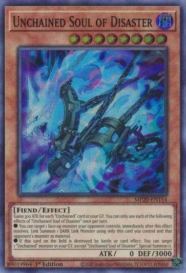 Unchained Soul of Disaster 2020 Tin of Lost Memories Yu-Gi-Oh! card