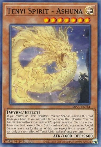 Tenyi Spirit Ashuna 2020 Tin of Lost Memories Yu-Gi-Oh! card