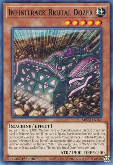 Infinitrack Brutal Dozer 2020 Tin of Lost Memories Yu-Gi-Oh! card