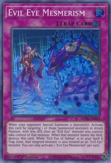 Evil Eye Mesmerism 2020 Tin of Lost Memories Yu-Gi-Oh! card