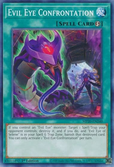Evil Eye Confrontation 2020 Tin of Lost Memories Yu-Gi-Oh! card