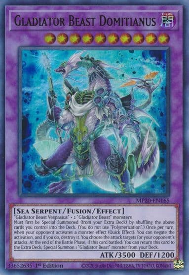 Gladiator Beast Domitianus 2020 Tin of Lost Memories Yu-Gi-Oh! card