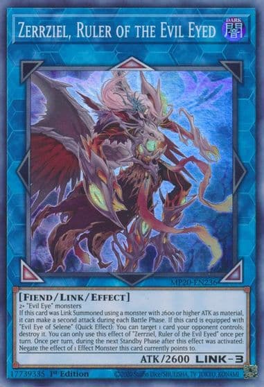 Zerrziel Ruler of the Evil Eyed 2020 Tin of Lost Memories Yu-Gi-Oh! card