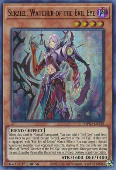 Serziel Watcher of the Evil Eye 2020 Tin of Lost Memories Yu-Gi-Oh! card