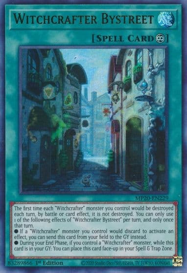 Witchcrafter Bystreet 2020 Tin of Lost Memories Yu-Gi-Oh! card