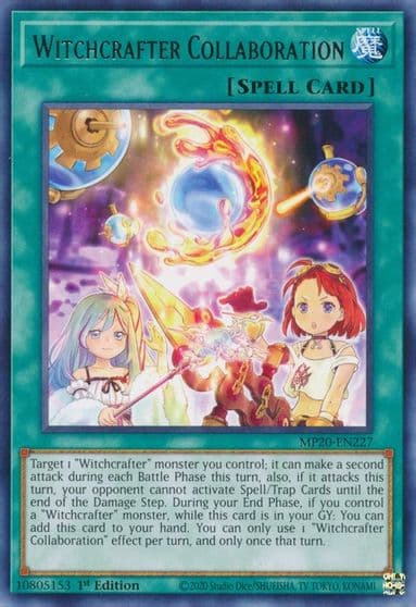 Witchcrafter Collaboration 2020 Tin of Lost Memories Yu-Gi-Oh! card