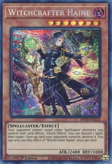 Witchcrafter Haine 2020 Tin of Lost Memories Yu-Gi-Oh! card