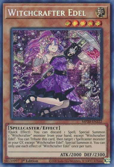 Witchcrafter Edel 2020 Tin of Lost Memories Yu-Gi-Oh! card