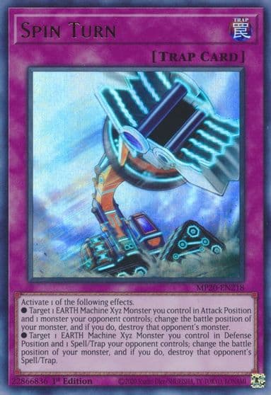 Spin Turn 2020 Tin of Lost Memories Yu-Gi-Oh! card