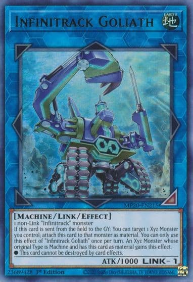 Infinitrack Goliath 2020 Tin of Lost Memories Yu-Gi-Oh! card