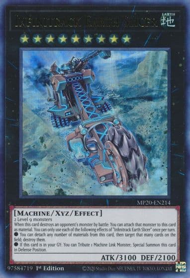 Infinitrack Earth Slicer 2020 Tin of Lost Memories Yu-Gi-Oh! card