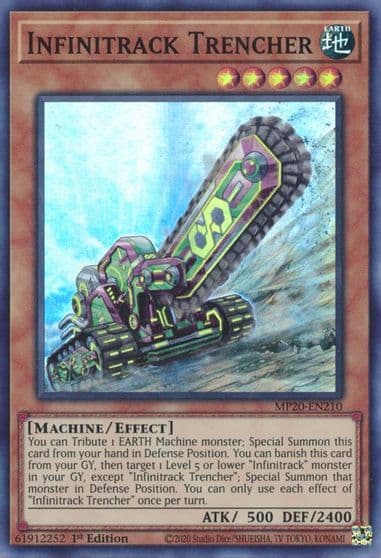 Infinitrack Trencher 2020 Tin of Lost Memories Yu-Gi-Oh! card