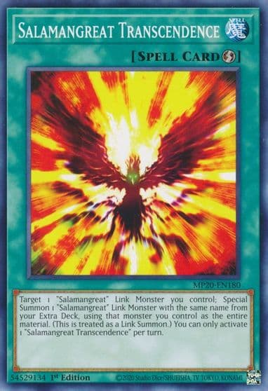 Salamangreat Transcendence 2020 Tin of Lost Memories Yu-Gi-Oh! card