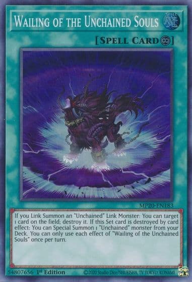 Wailing of the Unchained Souls 2020 Tin of Lost Memories Yu-Gi-Oh! card