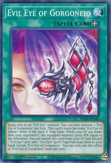 Evil Eye of Gorgoneio 2020 Tin of Lost Memories Yu-Gi-Oh! card