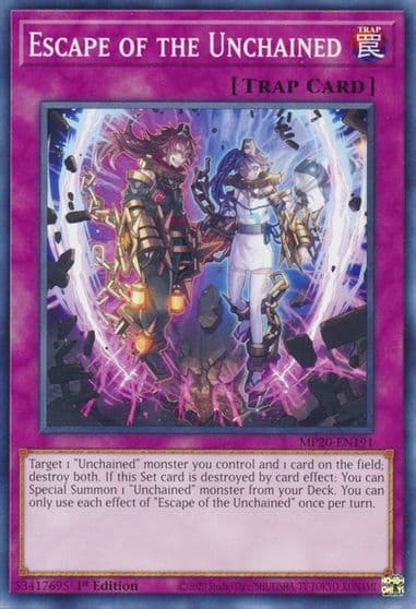 Escape of the Unchained 2020 Tin of Lost Memories Yu-Gi-Oh! card
