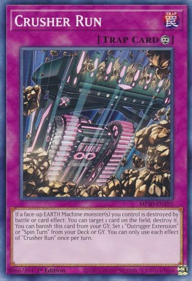 Crusher Run 2020 Tin of Lost Memories Yu-Gi-Oh! card