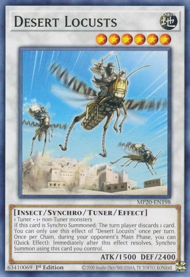 Desert Locusts 2020 Tin of Lost Memories Yu-Gi-Oh! card