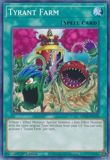 Tyrant Farm 2020 Tin of Lost Memories Yu-Gi-Oh! card