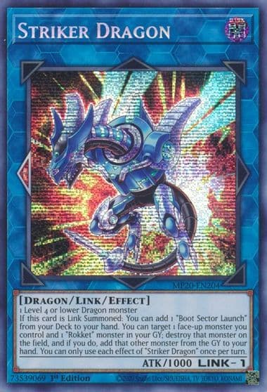 Striker Dragon 2020 Tin of Lost Memories Yu-Gi-Oh! card