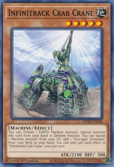 Infinitrack Crab Crane 2020 Tin of Lost Memories Yu-Gi-Oh! card