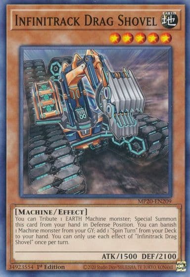 Infinitrack Drag Shovel 2020 Tin of Lost Memories Yu-Gi-Oh! card