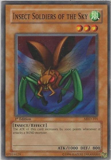 Insect Soldiers of the Sky Metal Raiders Yu-Gi-Oh! card