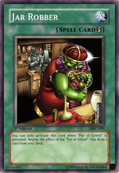 Jar Robber Magician's Force Yu-Gi-Oh! card
