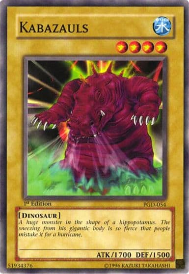 Kabazauls Pharaonic Guardian Yu-Gi-Oh! card