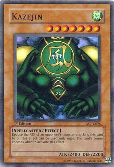 Kazejin Metal Raiders Yu-Gi-Oh! card