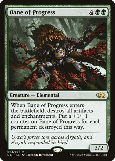 Bane of Progress Commander Collection: Green Magic card