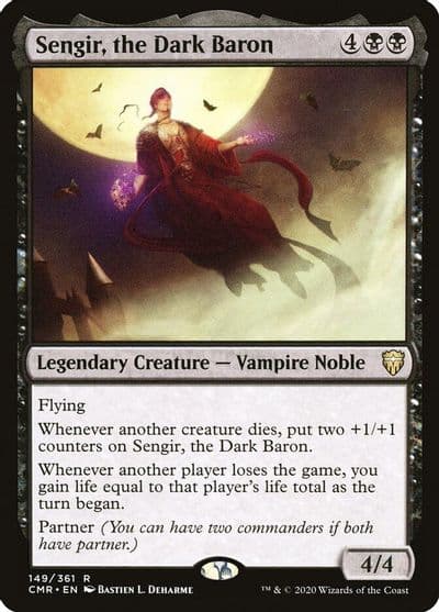 Sengir the Dark Baron Commander Legends Magic card