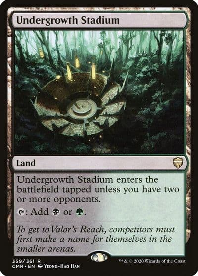 Undergrowth Stadium Commander Legends Magic card