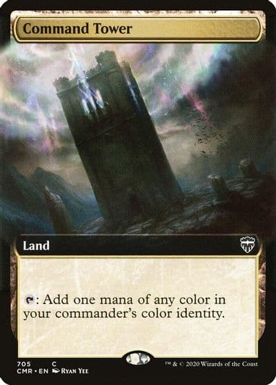 Command Tower Extended Art Commander Legends Magic card