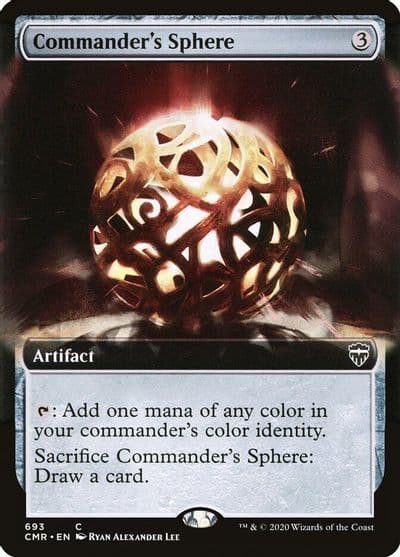 Commanders Sphere Extended Art Commander Legends Magic card