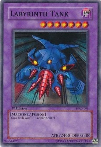 Labyrinth Tank Metal Raiders Yu-Gi-Oh! card