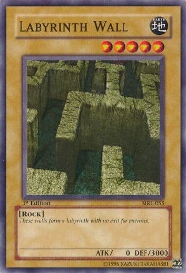 Labyrinth Wall Magic Ruler Yu-Gi-Oh! card