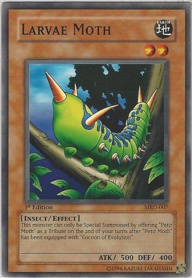 Larvae Moth Metal Raiders Yu-Gi-Oh! card