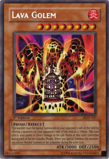 Lava Golem Pharaonic Guardian Yu-Gi-Oh! card