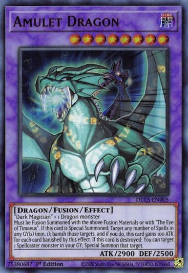 Amulet Dragon Dragons of Legend: The Complete Series Yu-Gi-Oh! card